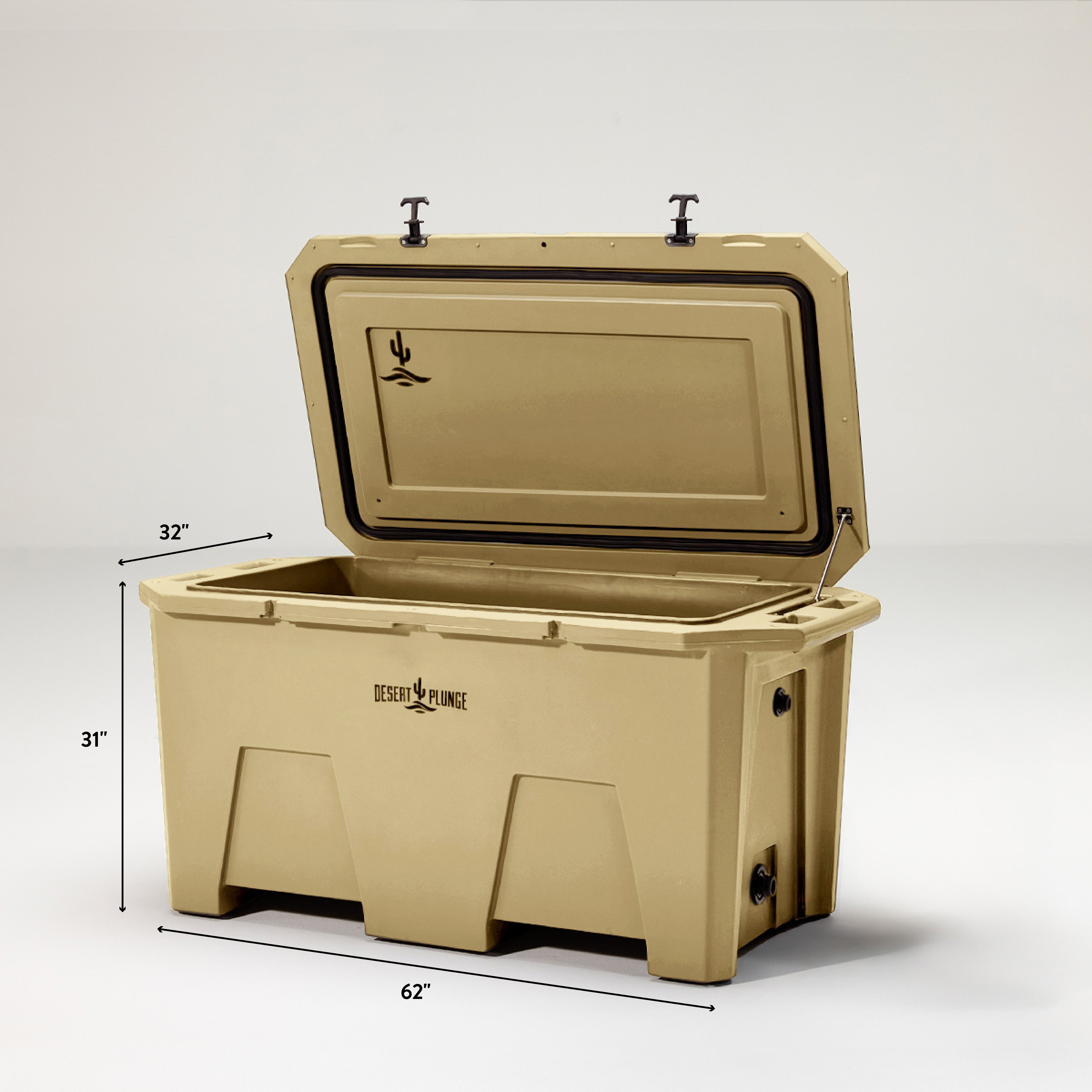 The Desert Plunge Exclusive Cold Plunge Tub - Tub Only-Chiller Ready - Tan