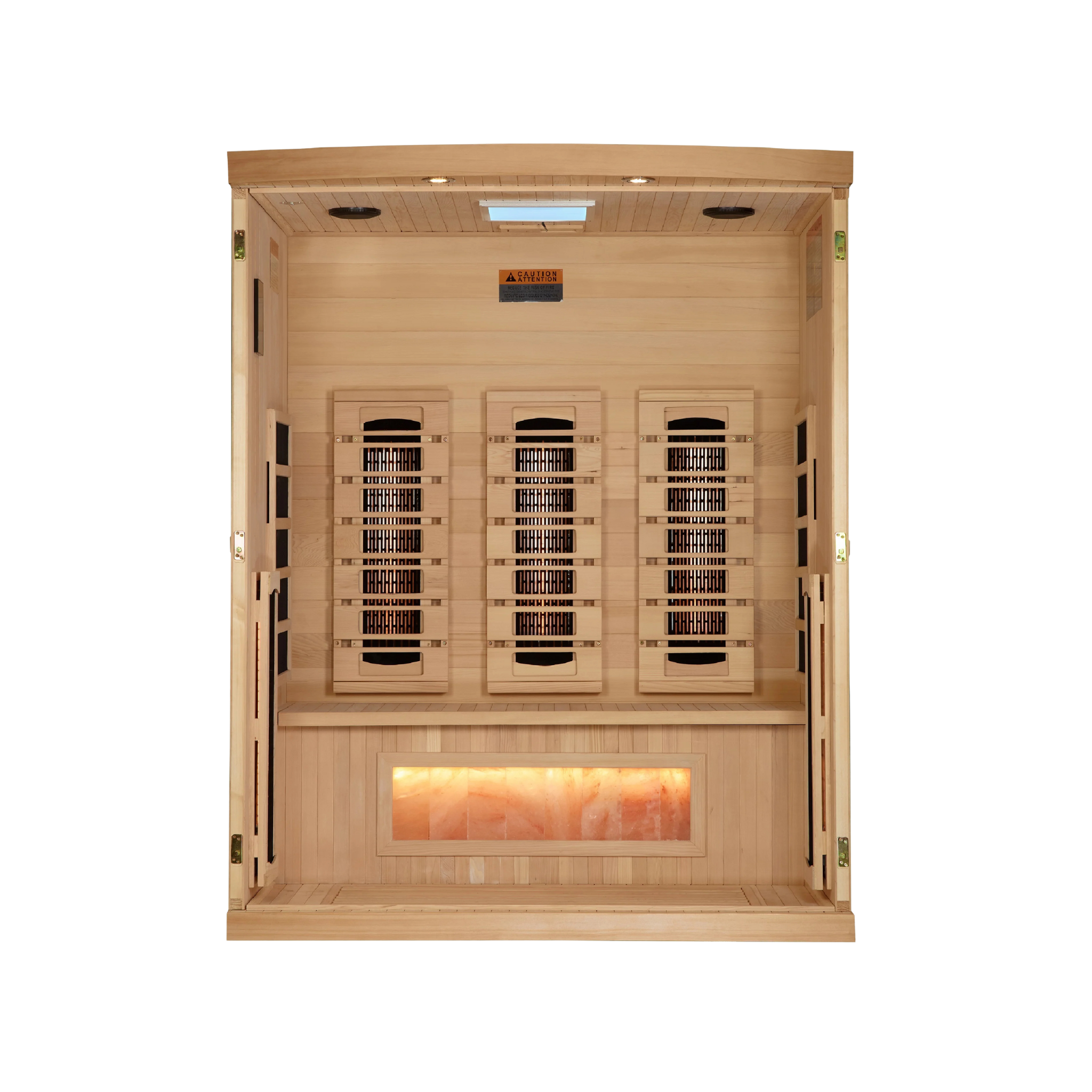 Himalayan Salt Infrared Sauna 3-Person