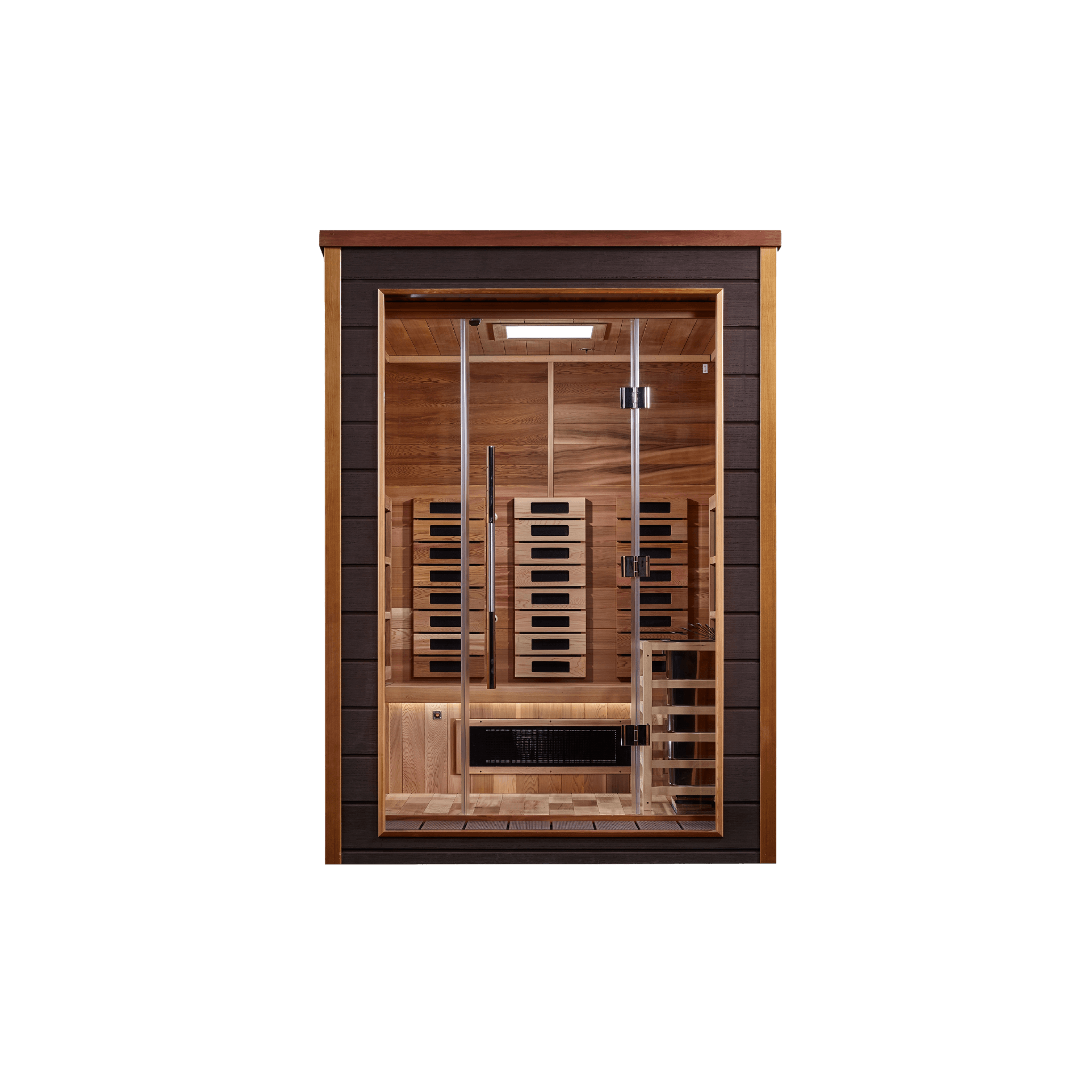 GDI Modern Outdoor Hybrid Sauna 2-Person