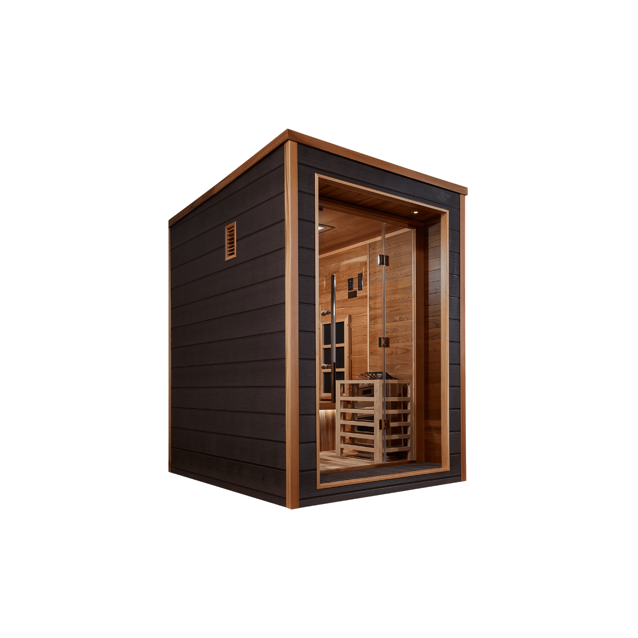 GDI Modern Outdoor Hybrid Sauna 2-Person