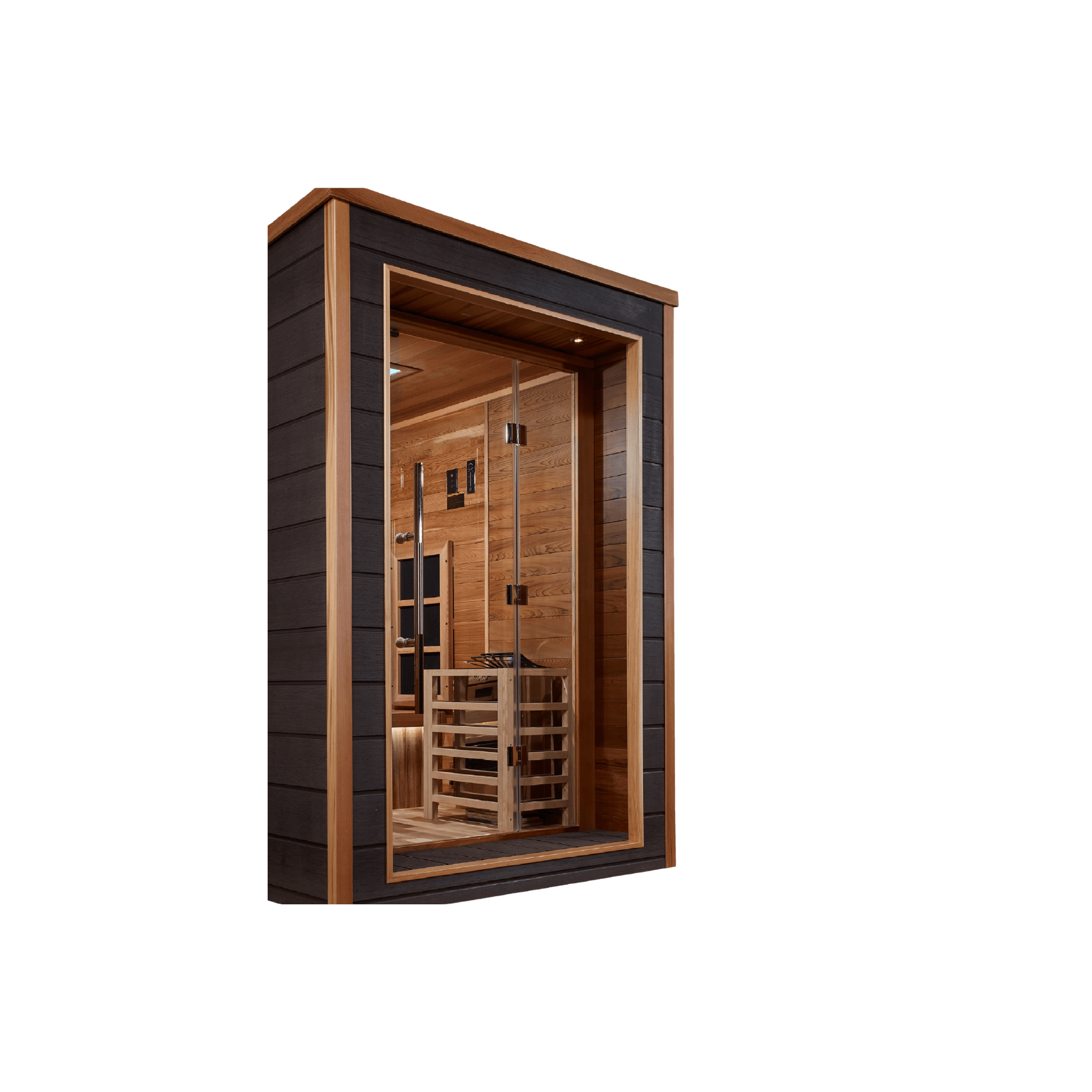 GDI Modern Outdoor Hybrid Sauna 2-Person