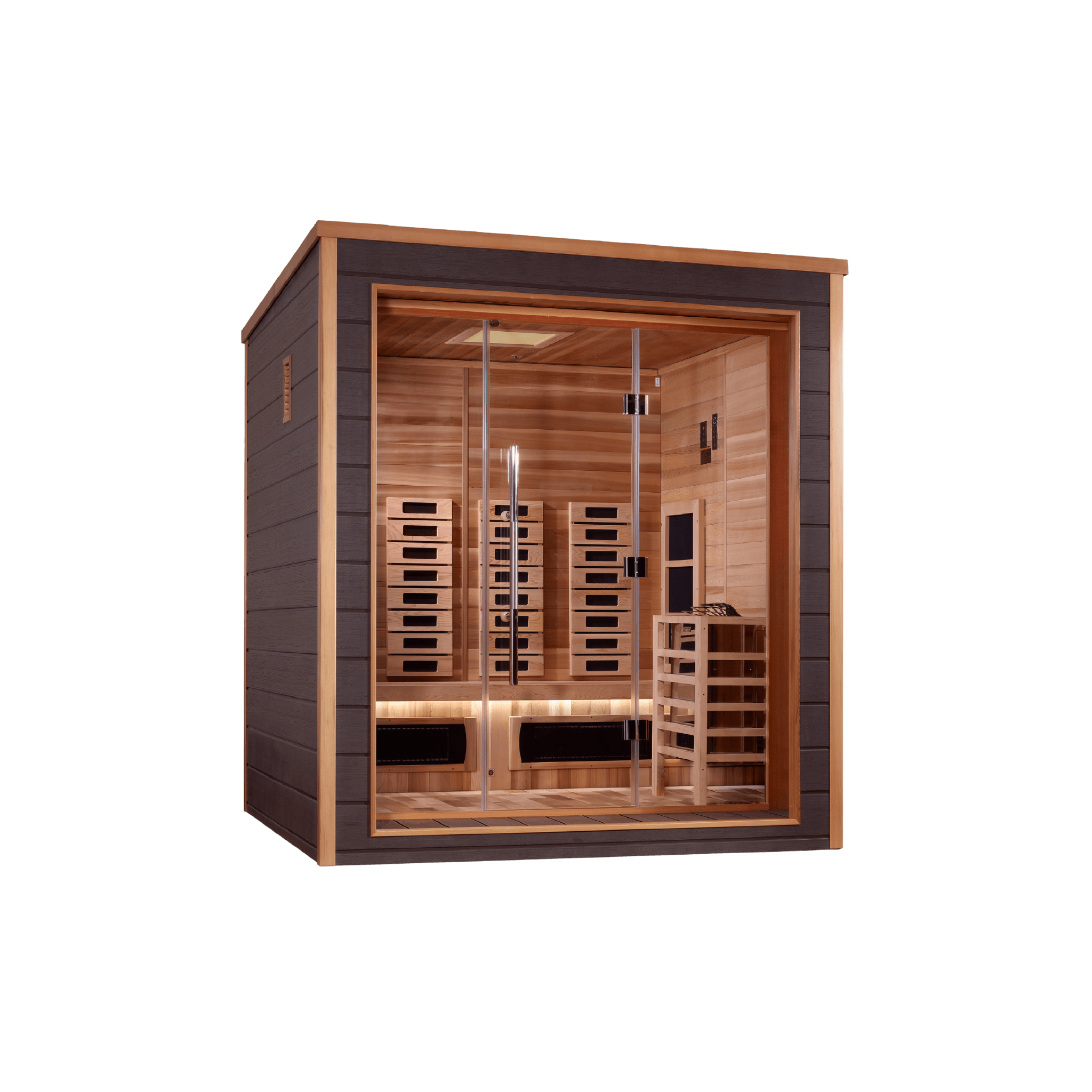 GDI Modern Outdoor Hybrid Sauna 3-Person
