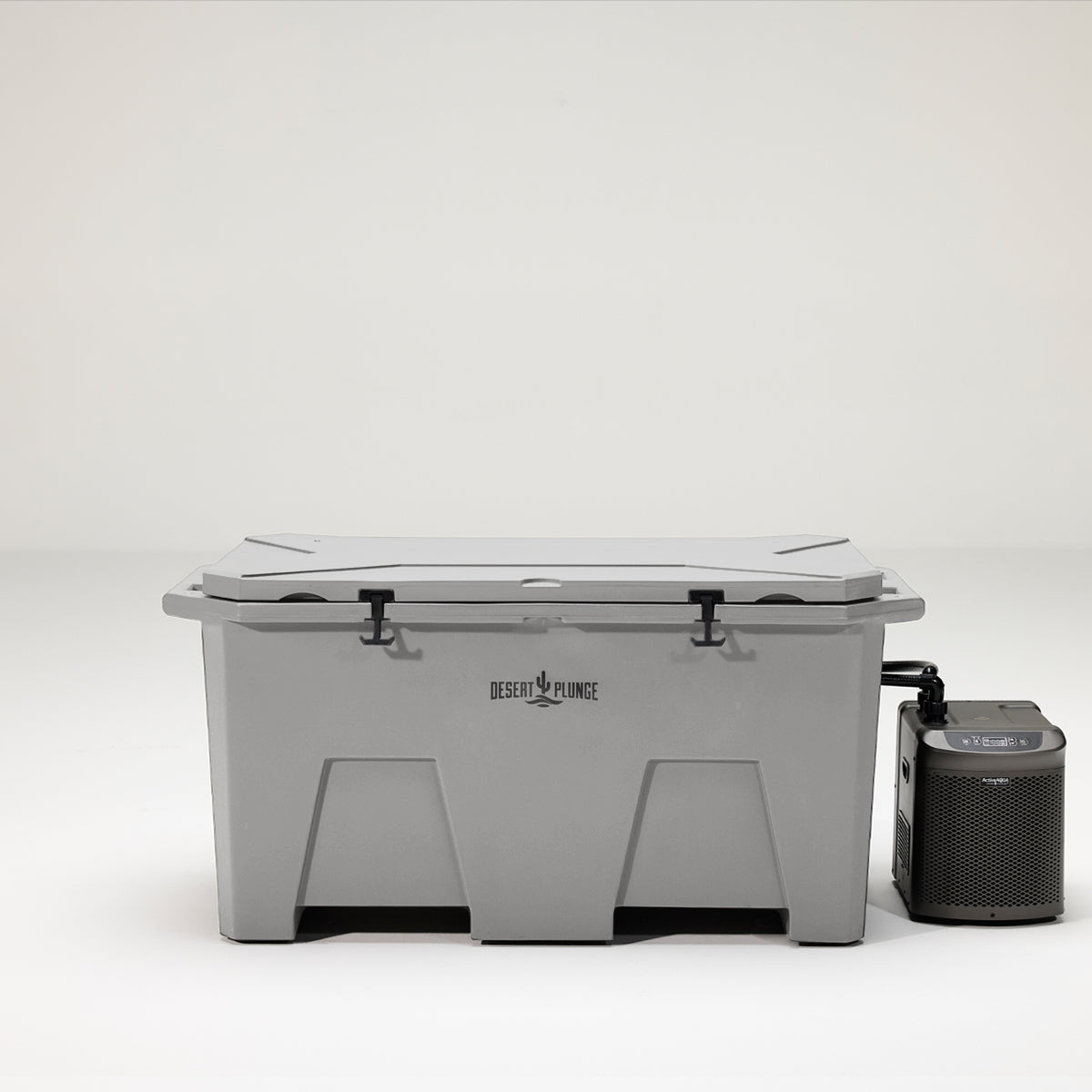 The Desert Plunge Exclusive Cold Plunge Tub - 1/4 horsepower - Gray