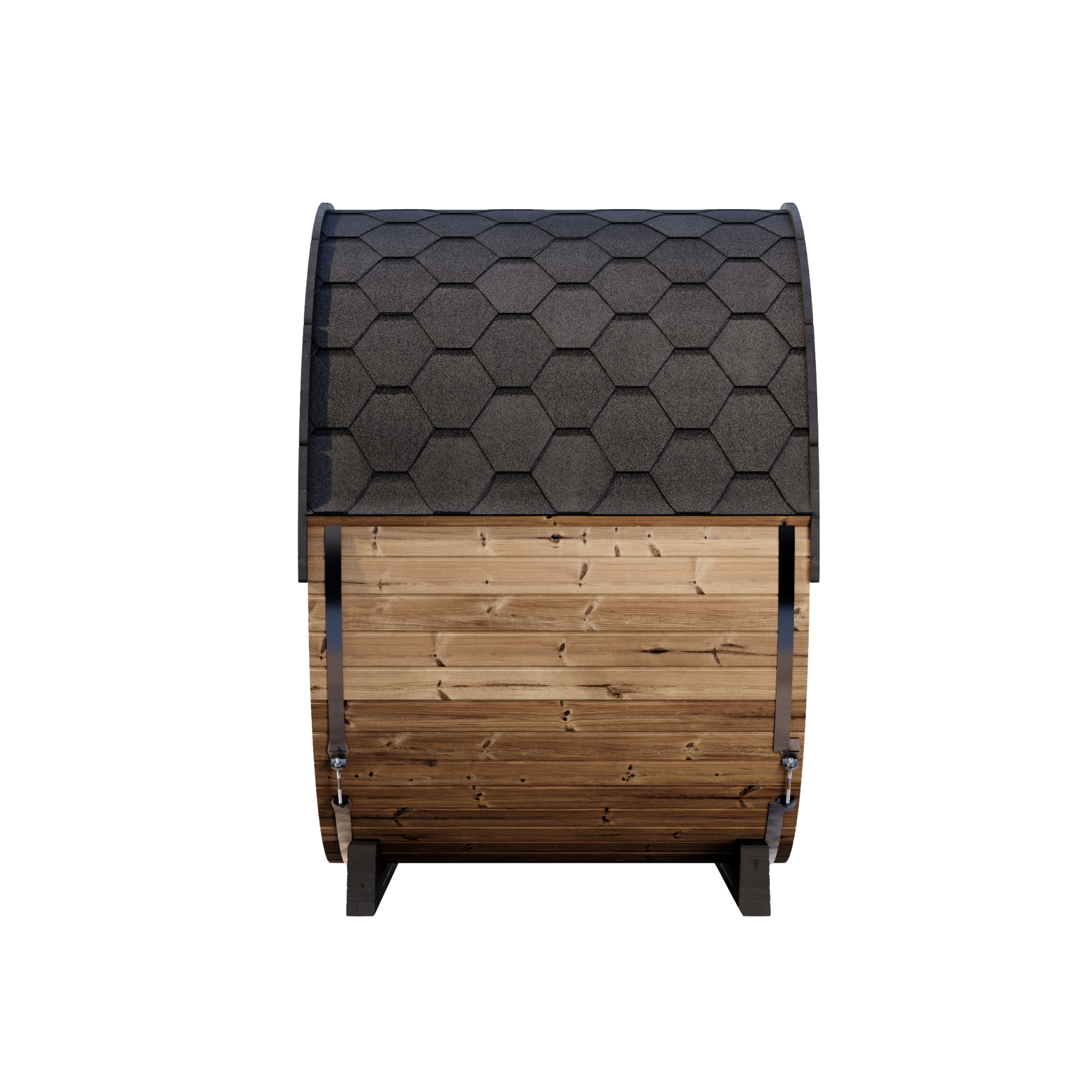 LUX Thermo-Spruce Barrel Sauna 6-Person