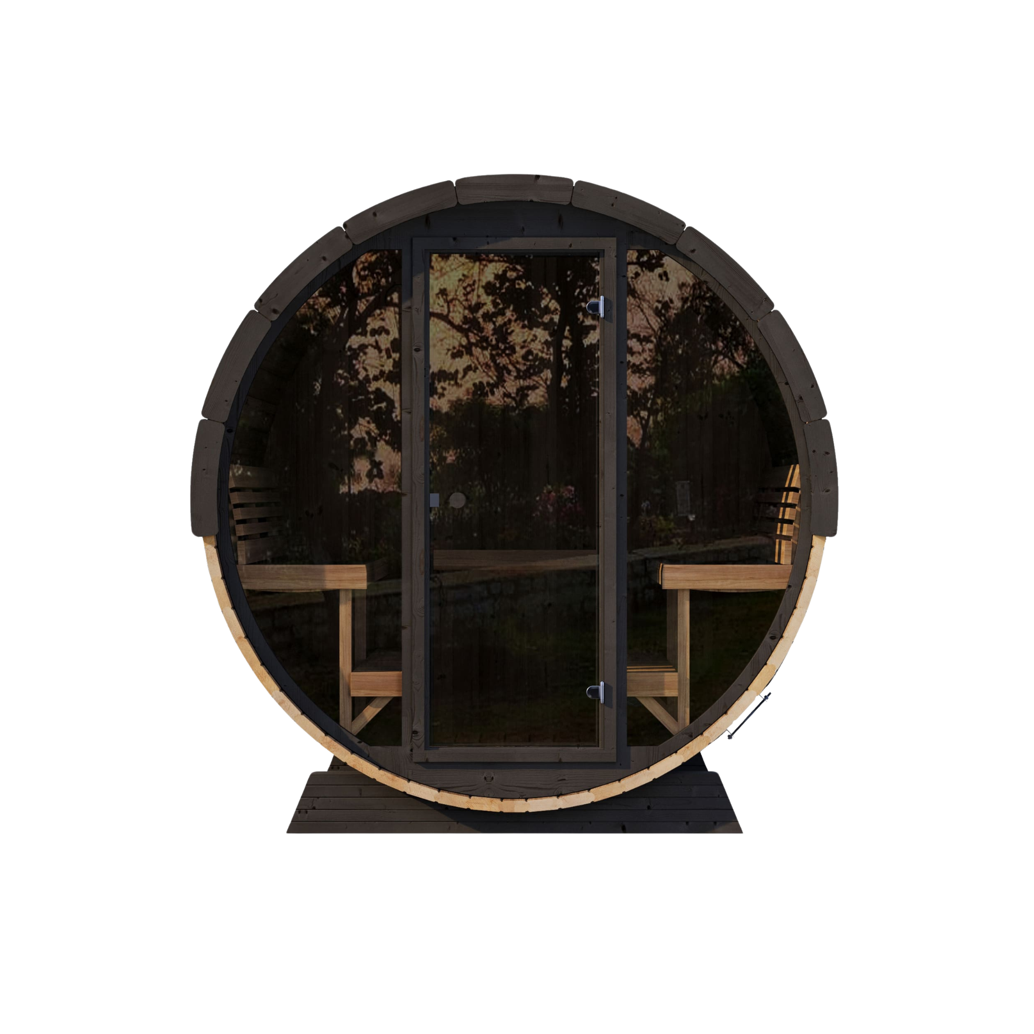 LUX Thermo-Spruce Barrel Sauna 4-Person
