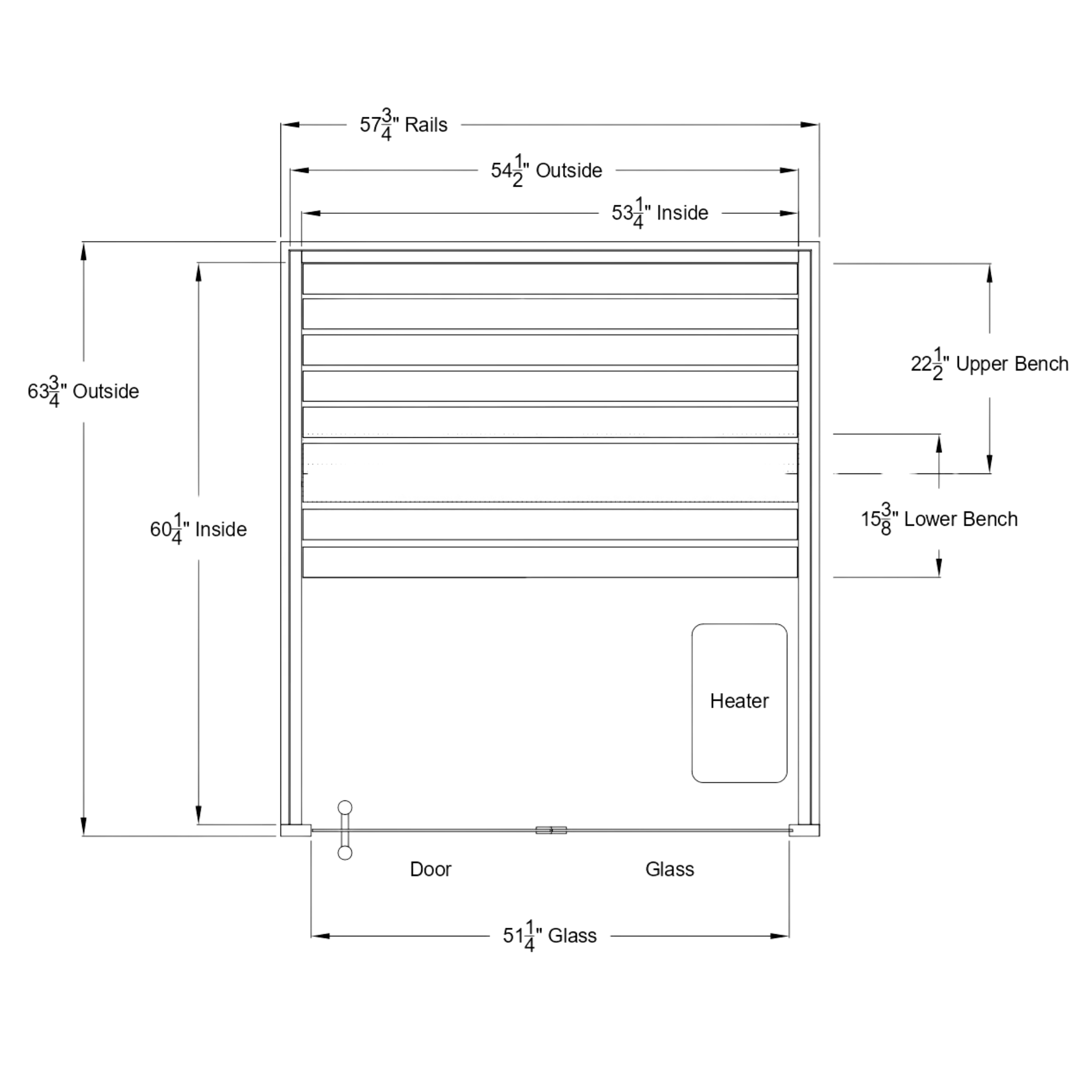 AH Modern 3-Person Hybrid Sauna