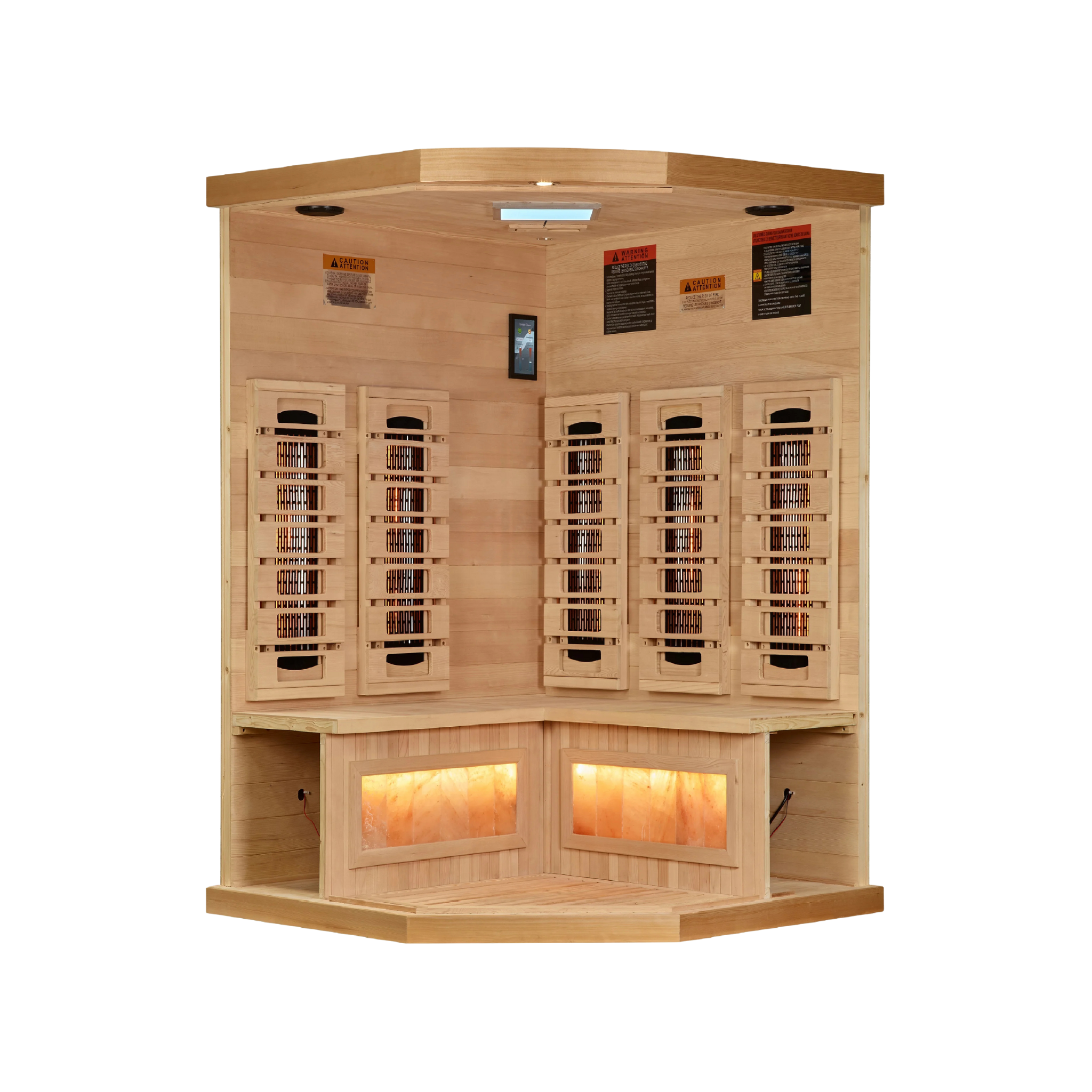 Himalayan Salt Infrared Sauna 3-Person L