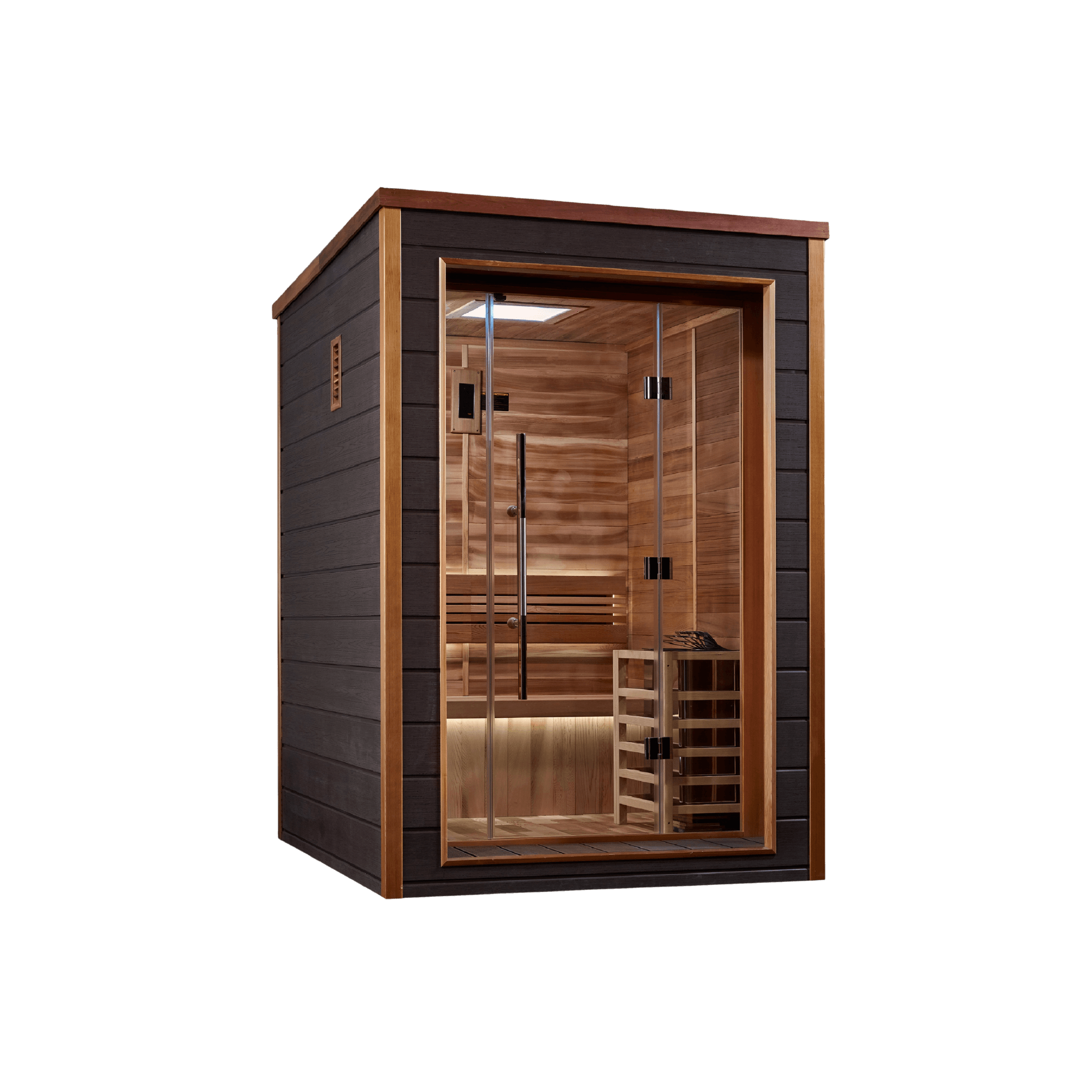 GDI Modern Outdoor Hybrid Sauna 2-Person