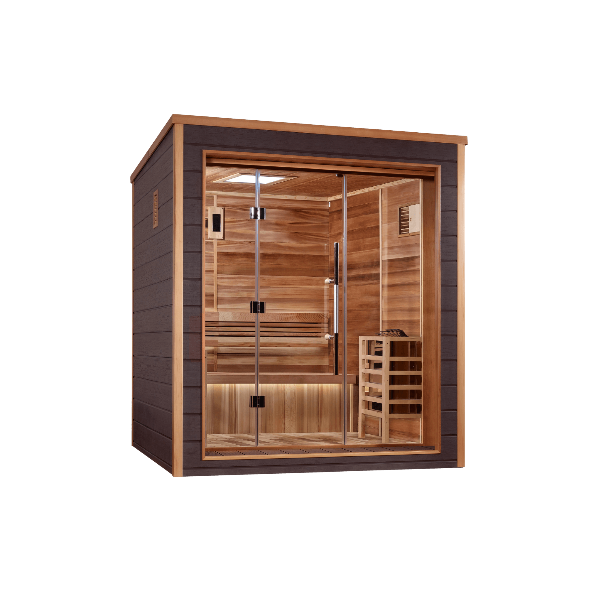 GDI Modern Outdoor Hybrid Sauna 3-Person