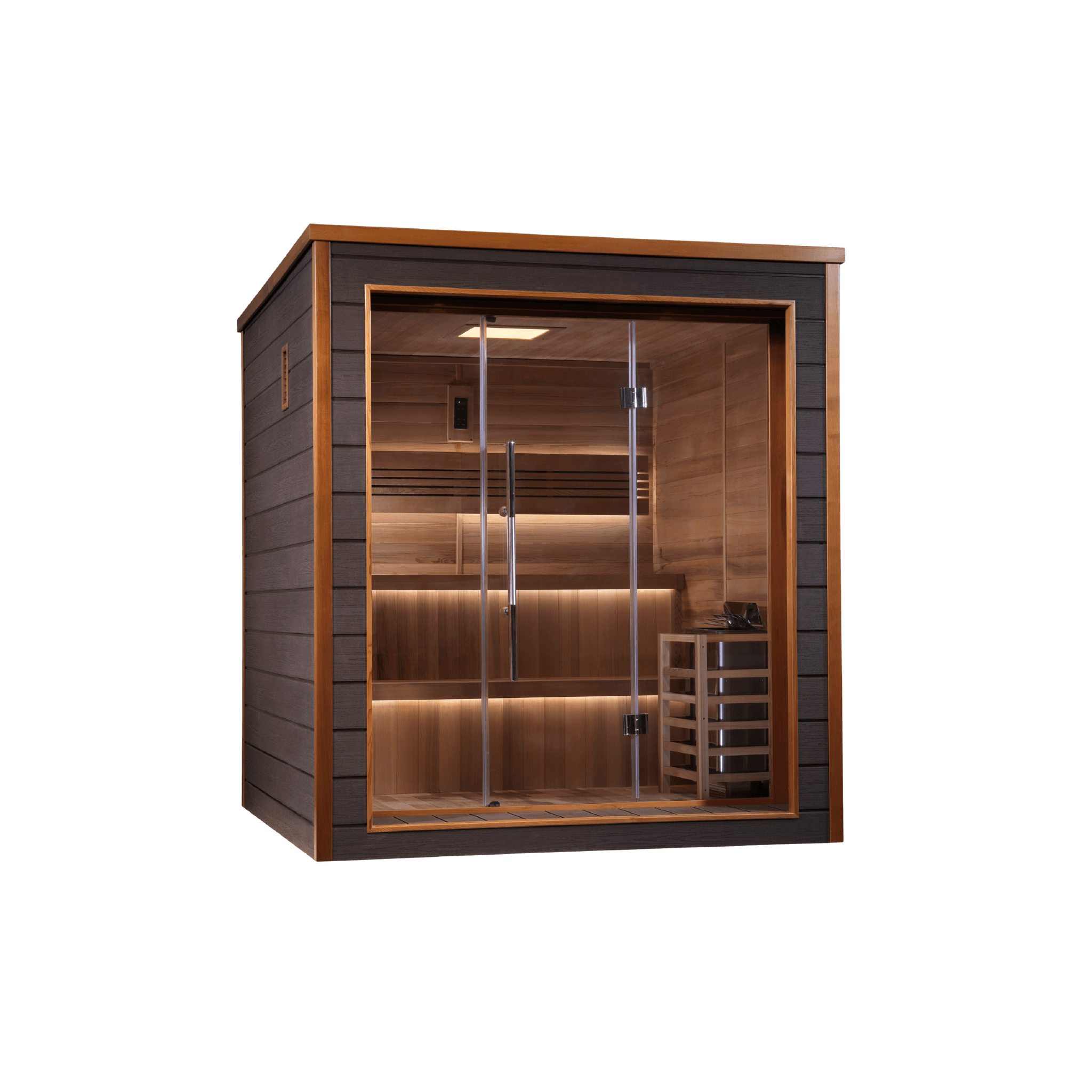 GDI Modern Outdoor Hybrid Sauna 6-Person