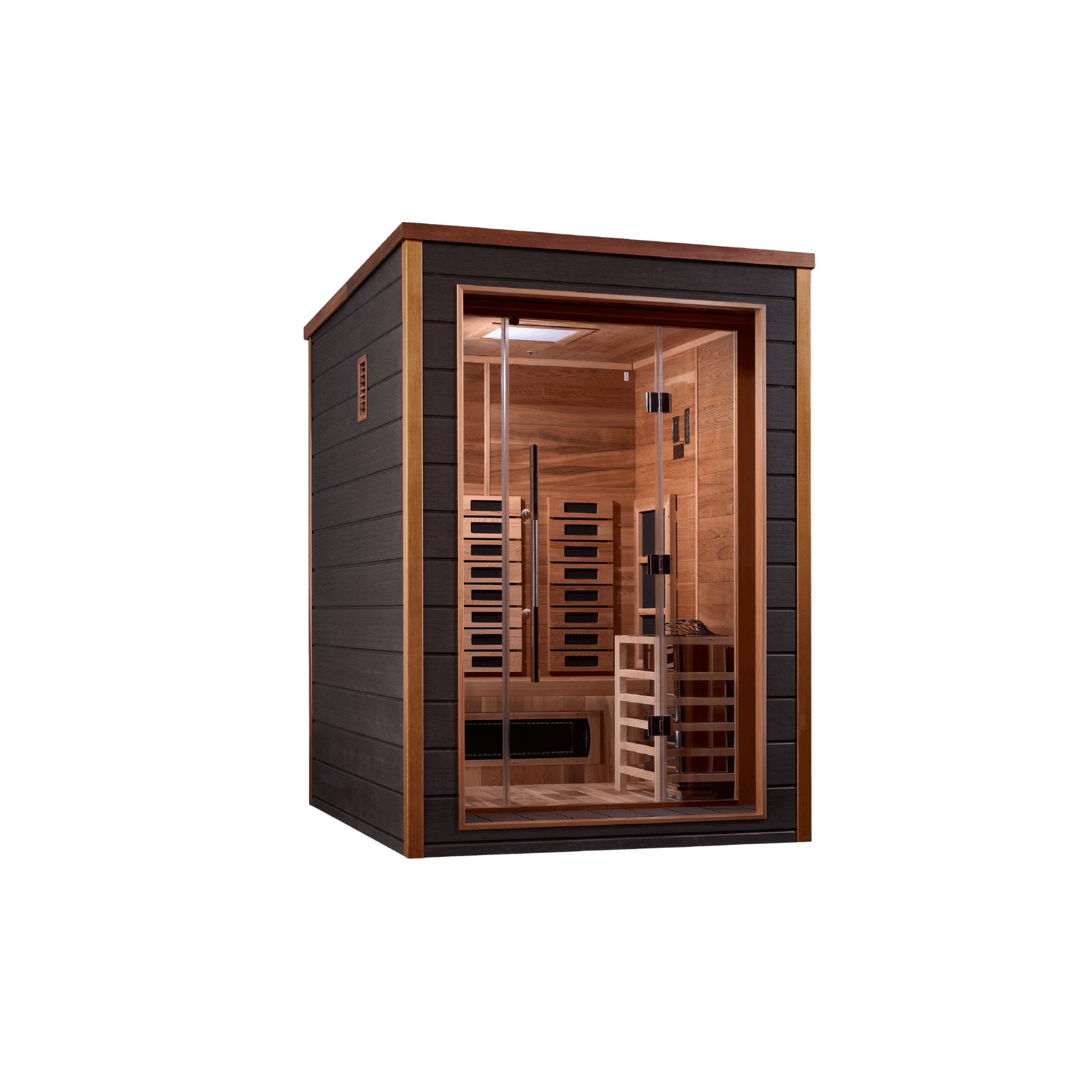 GDI Modern Outdoor Hybrid Sauna 2-Person