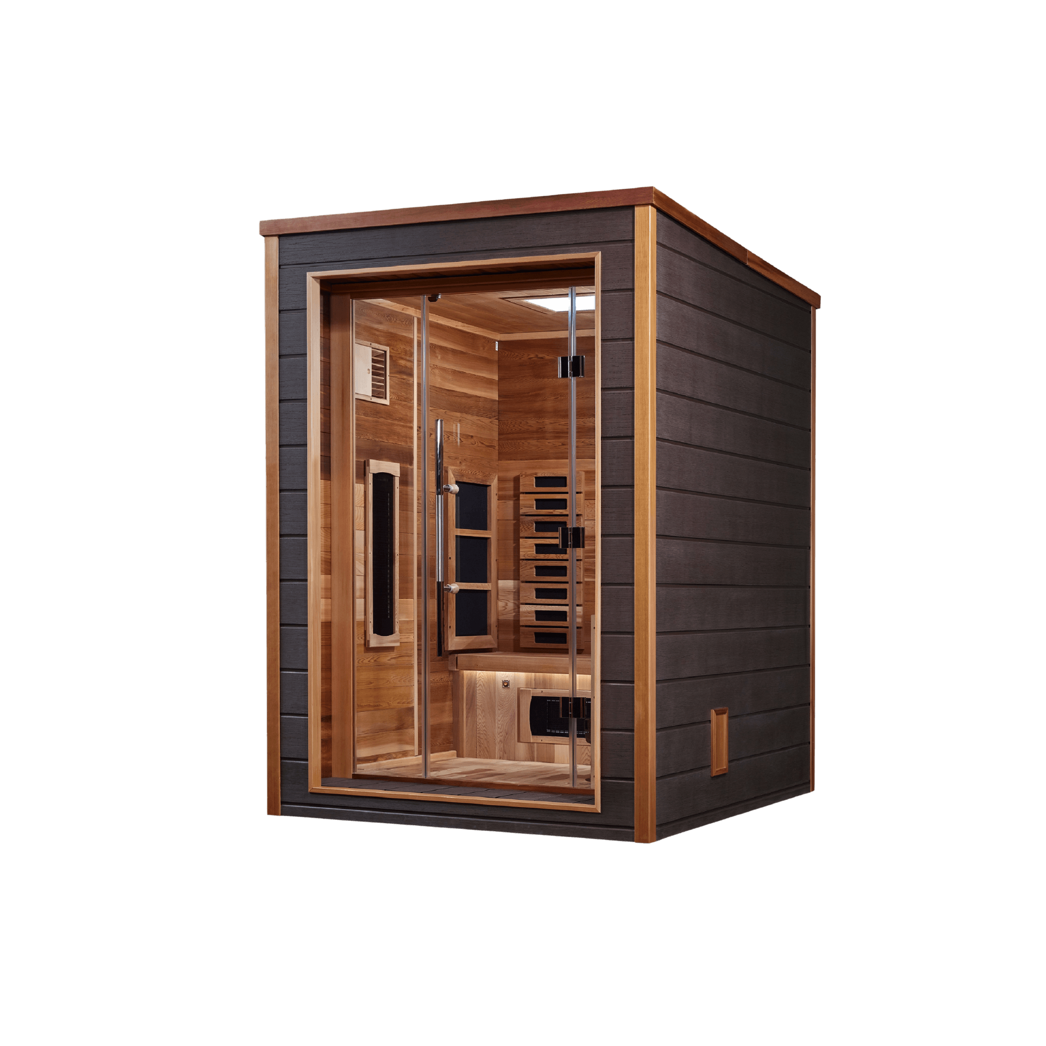 GDI Modern Outdoor Hybrid Sauna 2-Person