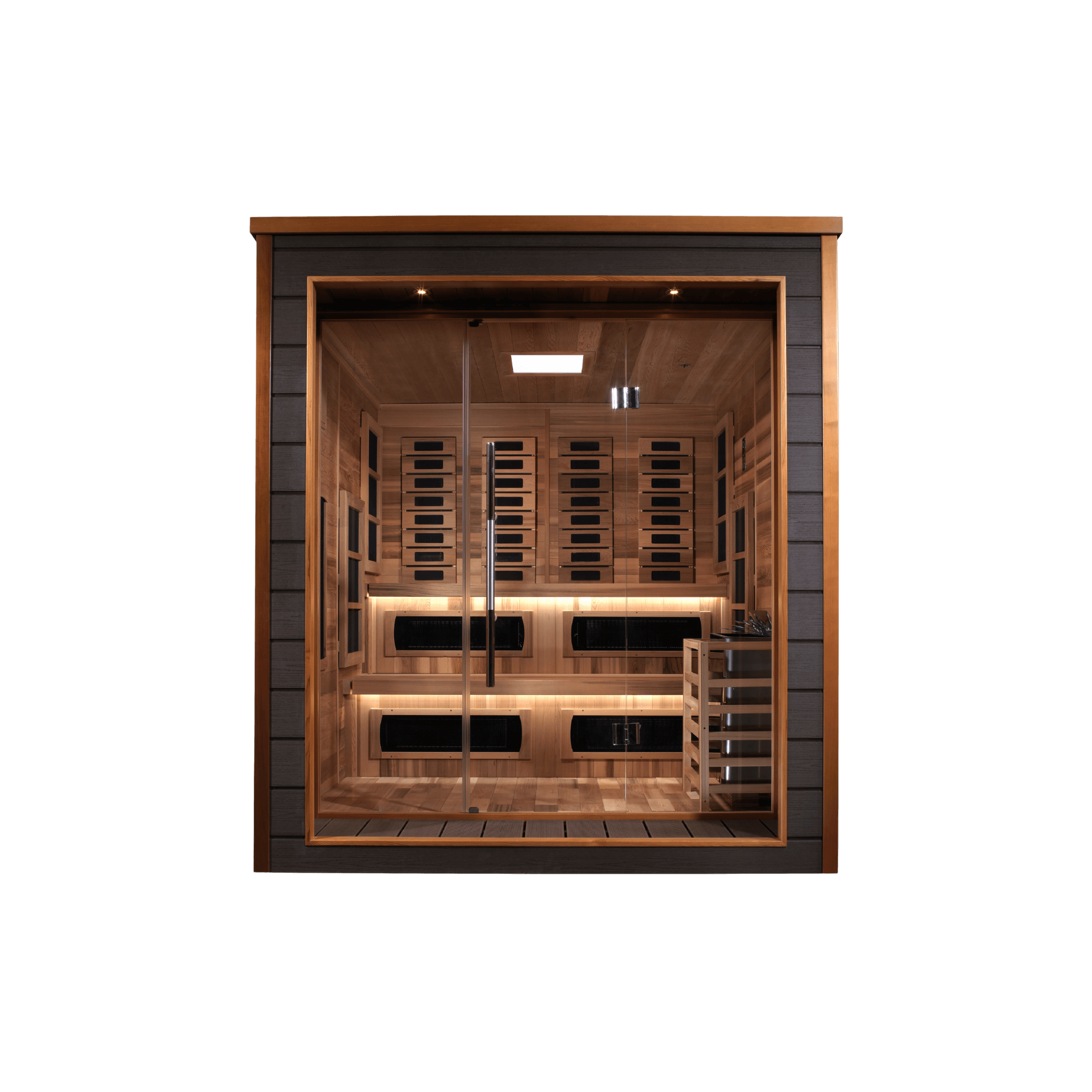 GDI Modern Outdoor Hybrid Sauna 6-Person