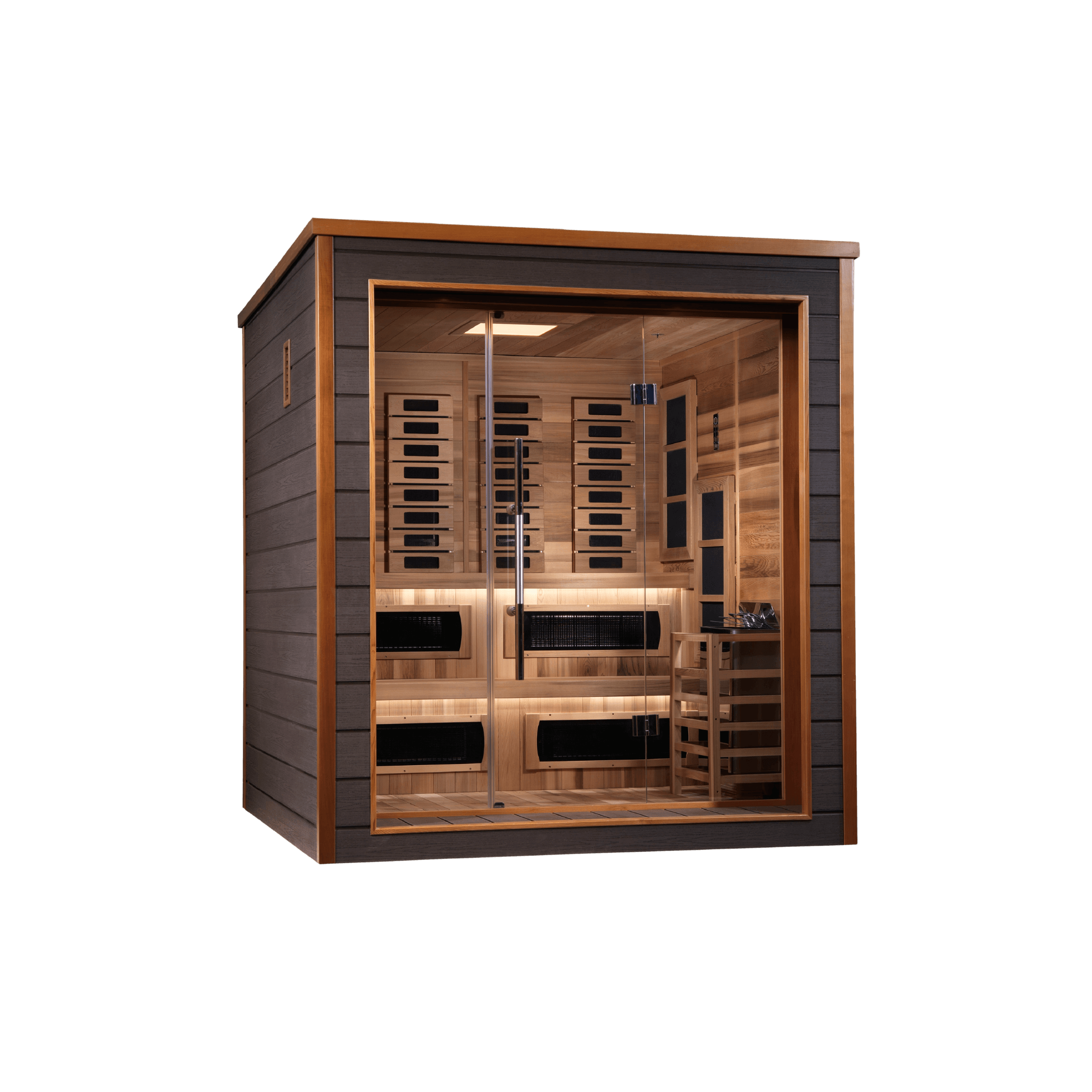 GDI Modern Outdoor Hybrid Sauna 6-Person