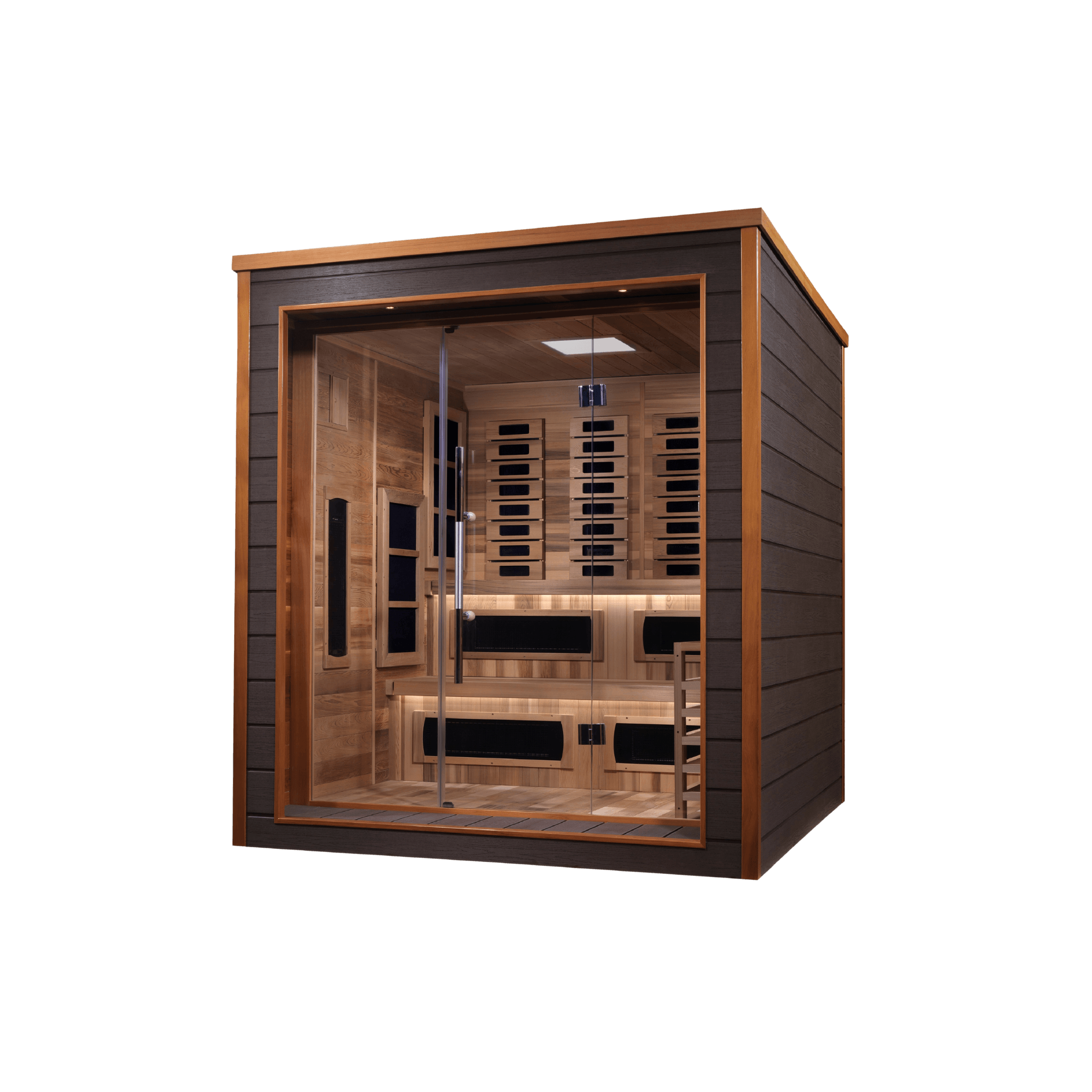 GDI Modern Outdoor Hybrid Sauna 6-Person