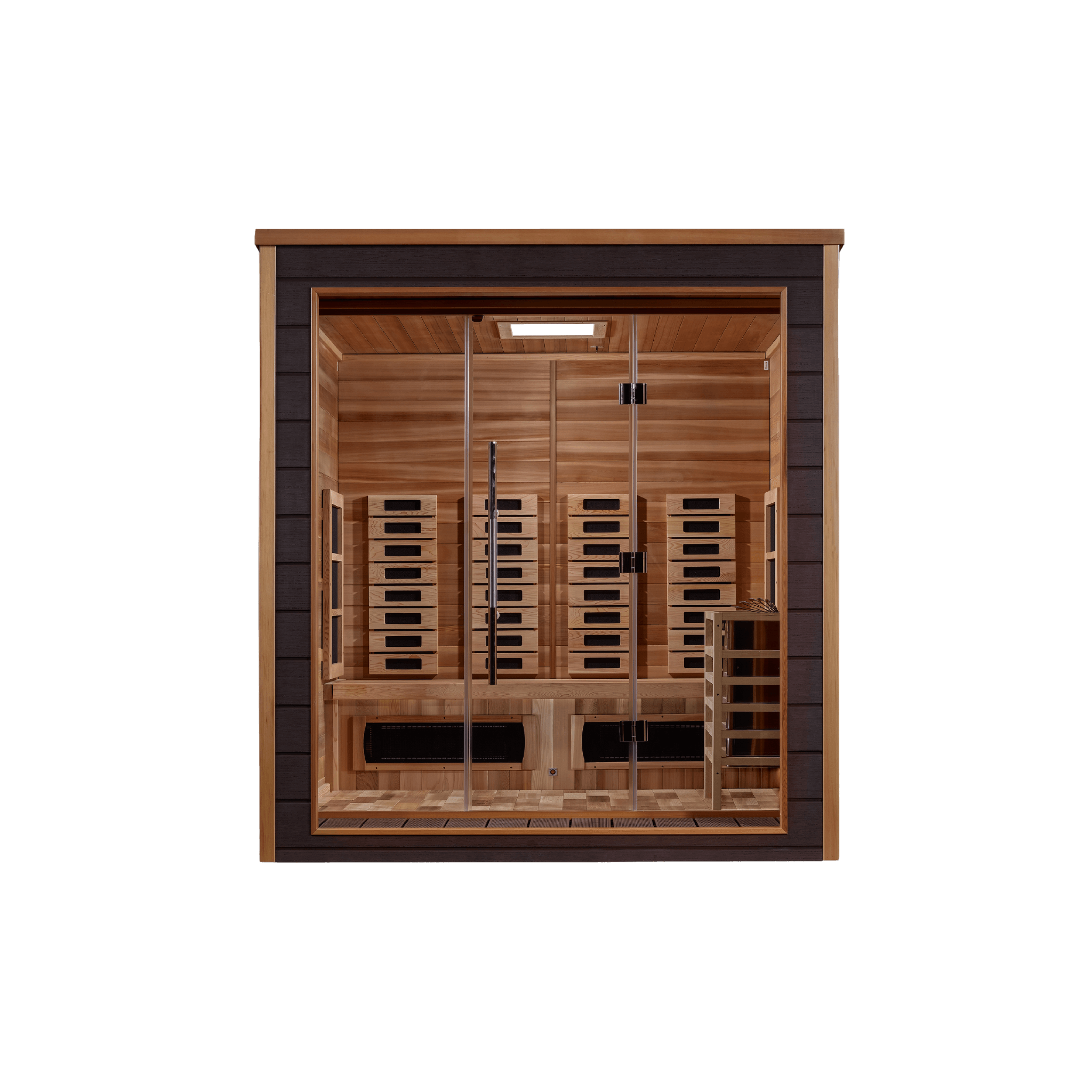 GDI Modern Outdoor Hybrid Sauna 3-Person