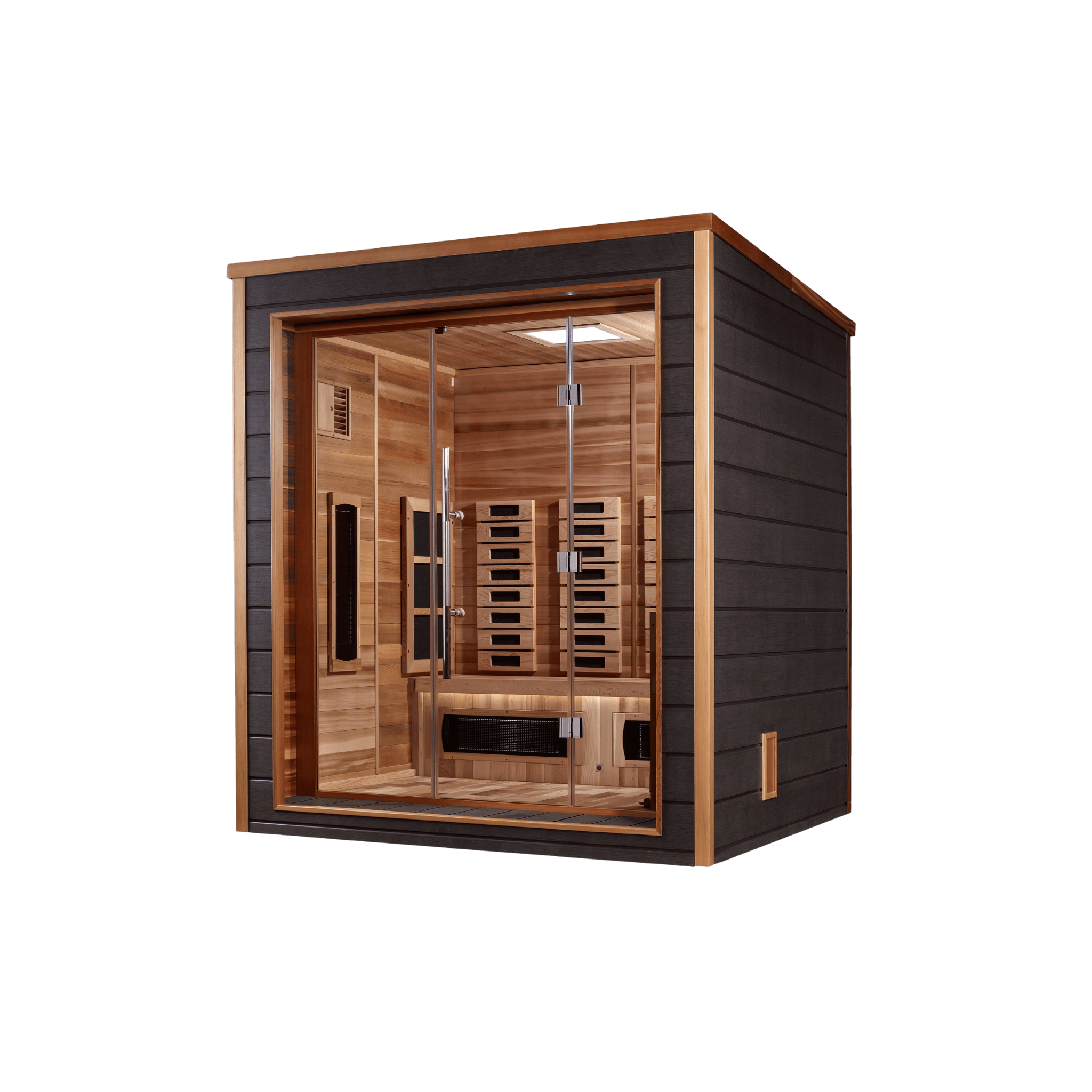 GDI Modern Outdoor Hybrid Sauna 3-Person